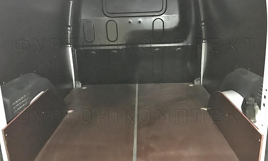 Обшивка фургона Renault Kangoo L1H1: Пол и арки